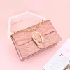 Winter Fashion Women's Bag Solid Color Jelly Chain