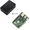 För Raspberry Pi 4 Modell B 4G RAM ABS-fodral med Silver Heatsinks Support 2.4 / 5.0 GHz WiFi Bluetooth RPI DIY Kit Laptop Cooling Pads