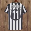 97 99 Shearer Retro Mens 축구 유니폼 Ferdinand Asprilla 97 98 99 Home Black White Football Shirts 짧은 소매 성인 유니폼
