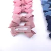 Lazos para el cabello de cinta de grosgrain de 1,8 pulgadas con Clips, pinzas para el cabello envueltas completamente, Clips a presión, accesorios para el cabello para niños