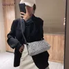 Retro Animal Pattern Crossbody Shoulder Bag Women Zip Messenger Purse Handbag Youth Ladies Simple Versatile Cross Body