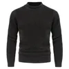 Camismos masculinos YM629 Alta qualidade 2022 Autumn e Winter acolchoado Chenille Chenille One Cashmere Bottoming Sweater