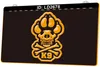 LD2678 K9 Patch Police Militaire 3D Gravure LED Lumière Signe Vente En Gros Au Détail