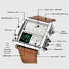 6.11 LED Digital Watches Men Luxury Brand Dual Time Zone Quartz Big Size Leather Male Sport Relogio Masculino 210728