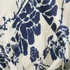 ZA Yaz Kadın Gömlek Elbise Çiçek Baskı Kısa Kollu Kemer Ofis Bayan Elbise Moda Düğme Yukarı Vintage Mavi Kadın Elbise 210602