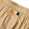 Woodvoice marque hommes Shorts été mode couleur unie décontracté mâle Bermuda Masculina genou longueur grande taille 28-40 droite 210714