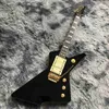 Personalizado alto brilho preto f rosa guitarra elétrica destroyer duplex tremolo system3979185