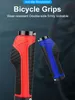 Grips MTB Bike Handles Borracha MB Buff à prova de choque Anti-Slip Racing Mountain Bicicleta Grip Peça de bicicleta