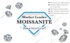 Cheestar Gems 느슨한 moissanites 스톤 라운드 브릴리언트 컷 1 mm / 100pcs EF 컬러 실험실 Crteated Moissanites Syntheti Moissanite