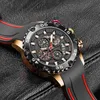 Montre LIGE Montres pour hommes Montres en silicone étanches Montre à quartz VIP lien privé 210517