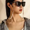 2021 Chic Hip Hop acrílico Eleglasses cadena titular moda mujer antideslizante gafas de sol joyería