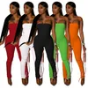 Tute avvolte sul petto da donna Casual Tinta unita Pagliaccetti sexy Pantaloni lunghi neri Tuta Abbigliamento da discoteca da jogging casual elegante