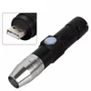 Flashlights Torches USB Rechargeable 365nm UV Light 3W LED Mini Pocket Torch Blacklight For Money Fingerprint Detect9420536