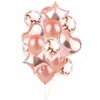 Dia dos namorados Casamento Festa de férias decoração amor alumínio folha balão de 18 polegadas coração estrela conjunto balão