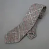 Bow Ties Fashion Wool för män 7 cm Business Formal Work Wedding Slyckig Randig Plaid slips med presentförpackning Fred22