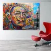 Salvador Dali – peinture à l'huile de Portrait coloré, affiches murales en toile imprimées pour salon, décoration de la maison