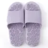 House Women Massage Slippers Summer Indoor PVC Non-slip Bathroom Slides Couples Flat Shoes Bedroom Men
