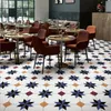 Renk Fayans 300mm Duvar Vitrolit Retro Tuvalet Mozaik Mutfak Yemek Odası Floortile Balkon Antiskid Karo