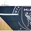 Inter Miami CF 3 * 5ft (90cm * 150cm) 폴리 에스테르 MLS 플래그 배너 장식 플라잉 홈 가든 플래그 축제 선물