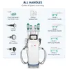 5 Handtag Cryolipolysy Machine Bantning Behandling Kryoterapi Kroppsform Fettreduktion Viktminskning Maskiner Spa Salon Använd