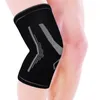 Executar o tricô de látex não deslizante fornece ciclismo Knee Pad Sports Brace Sleeve Sleeve Elastic Circular Fitness Cotone