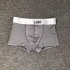 Brev Skriv ut Logo Mens Underbyxor Mode Casual Sexy Underkläder Boxer Shorts Designers Brand Mesh Andas Boxers Panties 3st med lådor