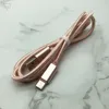 1m 3ft 2m 6ft 3m 10 ft tyg flätad sladd Tjockare typ C kablar Micro USB OD4.0 Nylon databas kabel för Samsung S4 S6 S7 Edge HTC LG Sony