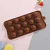 سيليكون العفن الشوكولاته جولة الهرم الكرتون تصميم الحيوان 3D جيلي والحلوى العفن GWF1932