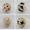 Cat Toys 4pcs/bag Play Chewing Ball Toy Interactive Rattle Scratch Catch Pet Kitten Exercise Balls Pet-Supplies