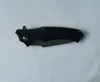 1Pcs Coltello pieghevole Flipper nero di alta qualità VG10 Lama in acciaio di Damasco Lamiera in acciaio + Manico G10 Coltelli pieghevoli per campeggio all'aperto Escursionismo con cuscinetti a sfera