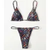 Seksi zebra bikini kadın mayo kadın mayo kadın mini tanga bikini set yaz beachwear mayo için yüzme 210621