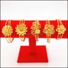 Link, Bransoletki łańcuch Biżuteria Luksus 24K Złoty Kolor Etiopski Bransoletki Dla Kobiet Dubaj Ramadan Banglesbracelet Afryki / Arabskie Prezenty Y1130