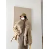 Fourrure fausse fourrure pour femmes mode une couche trois vêtements amovible Parka 2021 doublure courte manteau de hauteur courte pour les femmes