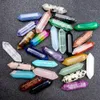 Hexagon Natural Rose Quartz Turquoise Stone Naked Stones Decoration Hand Handle Pieces DIY Pendant Accessories