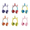 Cumo wireless portatili auricolare auricolari cuffie bluetooth stereo bass coeleds di riduzione del rumore giocattoli per bambini adulti