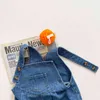 ragazzo e ragazza baby denim zaino pantaloni pagliaccetto vestiti tuta 210515