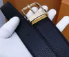 Cintos de couro agulha masculina cinturão feminina Belts de fivela casual 16 Largura do modelo 3 4cm de alta qualidade Botão 259e