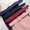 Skirts Summer Chiffon Bag Hip Skirt 2022 Elastic Solid Color High Waist Sexy Pencil Send Belt Women Long