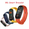 Reloj de pulsera inteligente M6, rastreador de actividad física, banda inteligente, Monitor de presión arterial y frecuencia cardíaca, banda inteligente para teléfono XIaomi iOS Android