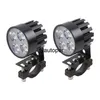 Motosiklet LED Far 12 V 20 W Sis Lambası 6500 K MOTO Yardımcı Işıklar Far Spot 6500 K Beyaz Waterpoof Spot Lamba Araba