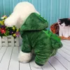 Pet Cat Odzież Śmieszne Dinozaur Kostiumy Płaszcz Zima Ciepły Polar Cat Cloth Dla małych kotów Kot Blueczka Puppy Dog Odzież XS-XXL