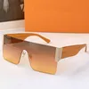 22SS Nouveau luxe lunettes de soleil femmes hommes 1163 mode classique voyage en plein air conduite lunettes sans cadre tout-en-un UV 400 lentille designer de qualité supérieure avec boîte d'origine