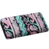 Fashion Large Capacity Multi Card Slot Long wallet Zipper Ethnic Geometric Pattern Canvas Wallet Mobile Purse Holder