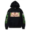 Hot Roronoa Zoro Print Hoodies Masculino Feminino One Piece Anime Sweatshirts Bolsos com Capuz Streetwear Roupas Harajuku H0823