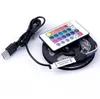 5V USB LED 스트립 빛 1M 2M 3M 4M 5M 따뜻한 흰색 RGB 2835 TV 배경 조명 Decoracion 요정 조명 3 키 제어