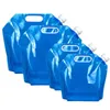 4 stks Outdoor Water Bag 5 / 10L Vouwende CANNER PE smaakloze veiligheidsafdichting Lichtgewicht drinken opbergzakken