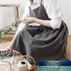 Nordic Women Lady Skirt Style Collect Waist Cute Dress Restaurant Coffee Shop Home Kitchen For Cooking Cotton Apron 3 Colour Aprons Factory price expert design