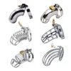 Nxy Chastity Device Anneaux Big Metal Cock Cage Male Bdsm Sex Toys pour Hommes Penis Lock Erotic Bondage Mari Fidélité Drop Shipping 1210