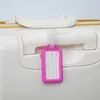 Candy Color Plastic Luggage Tag Партия DIY Tags Card Card багаж