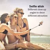 Selfie Stick compatibile con Bluetooth 360 Supporto per telefono in streaming live rotante Treppiede multifunzione retrattile e portatile